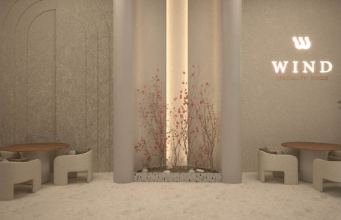 WIND Café - Interior Design and Execution