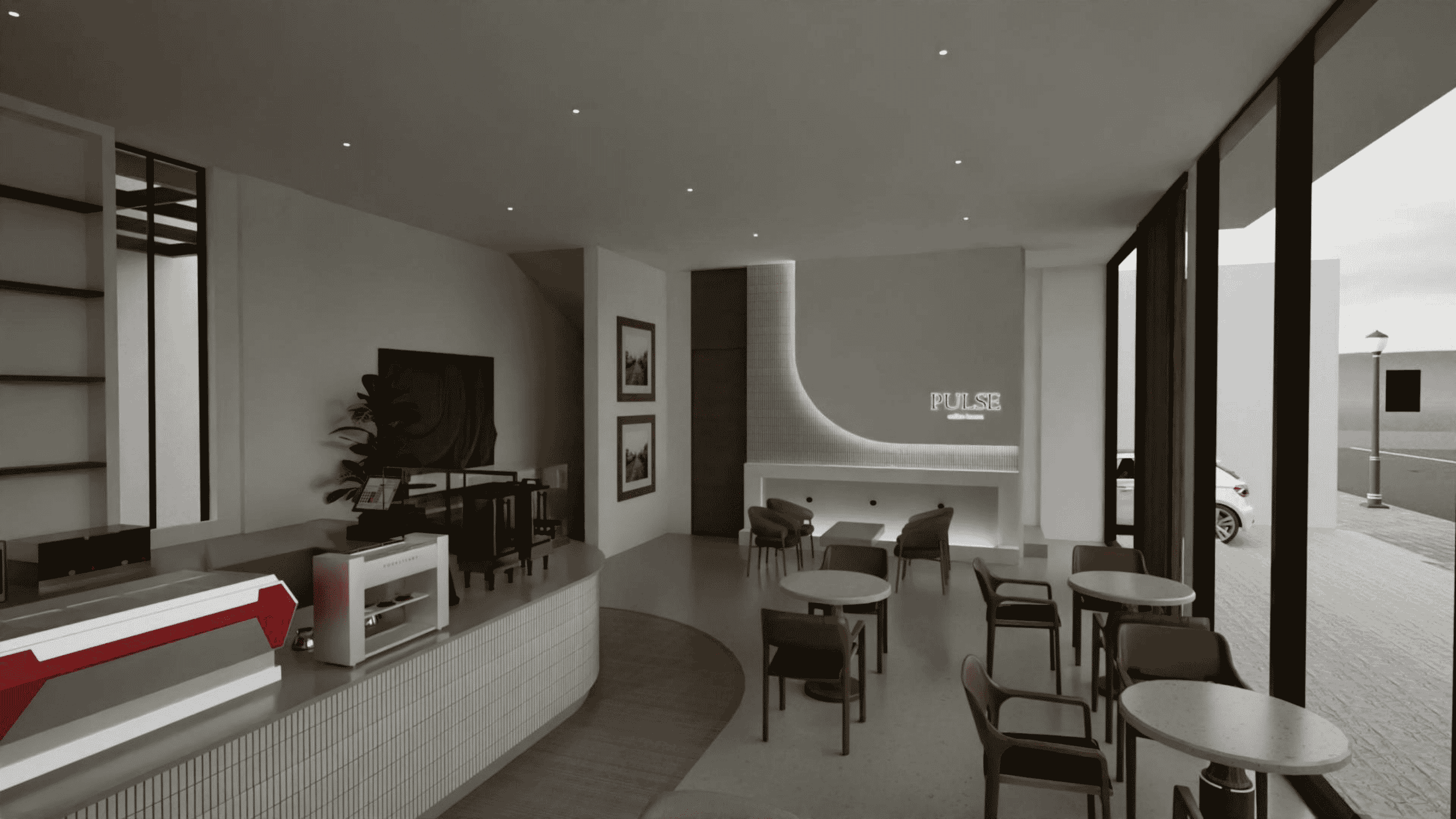 Pulse Café - Interior Design and Execution